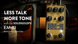 Video thumbnail for SolidGoldFX EM-III Multi-Head Octave Echo Demo by The Pedal Zone