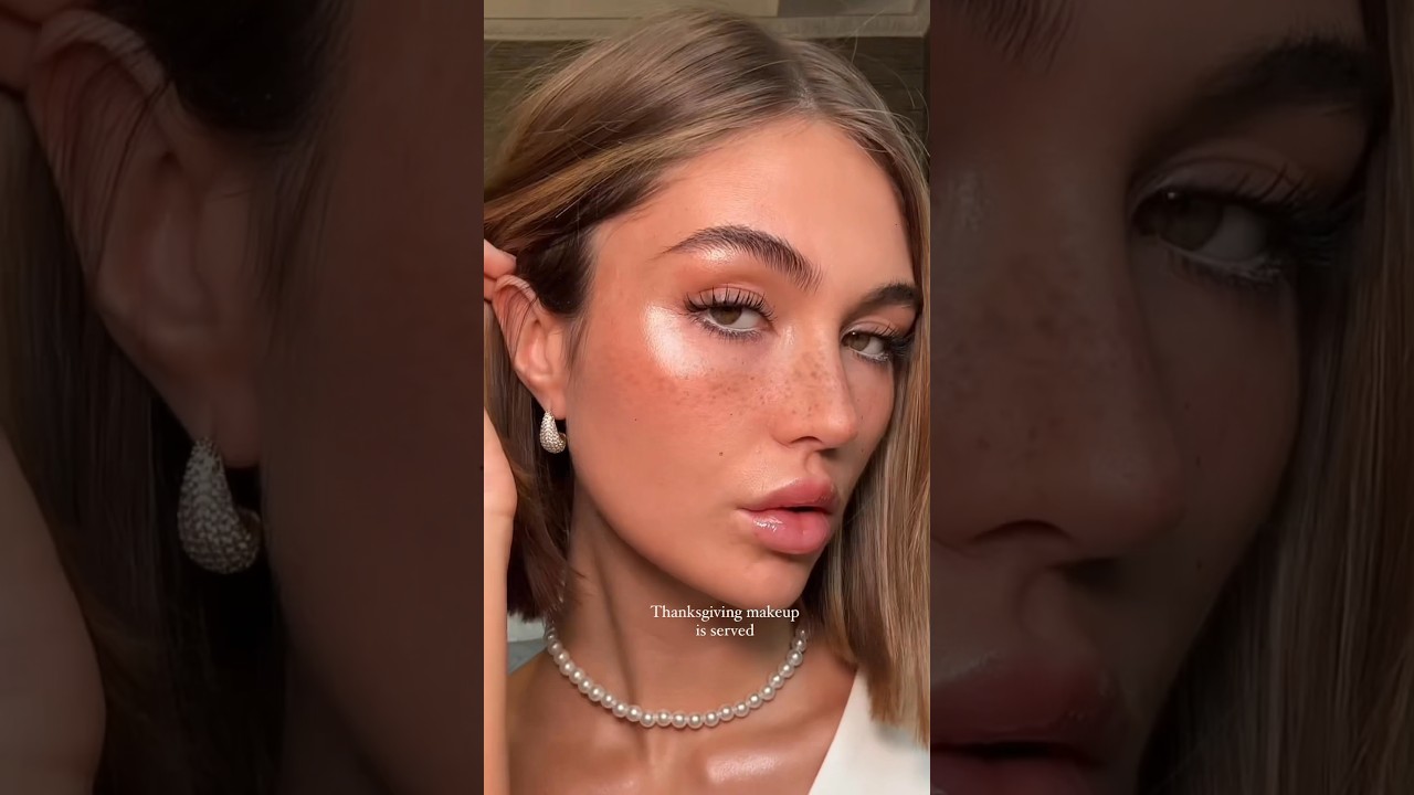 Thanksgiving makeup you’ll be eating for dinner #makeup #makeuptutorial #makeuplook