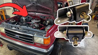 Installing Heavy Duty Motor Mounts on My Bronco!