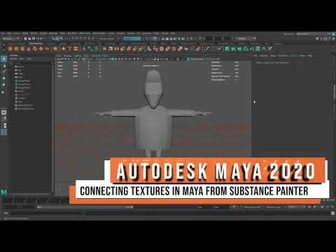 Connecting Textures in Maya from Substance Painter