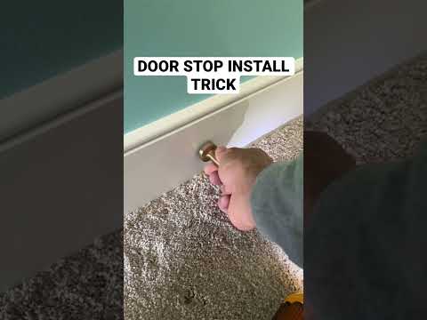 Door Stop Install Trick!!!