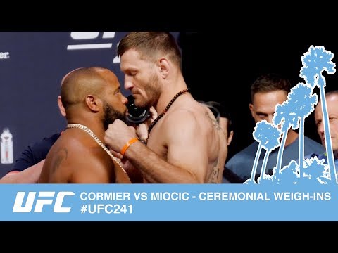 DANIEL CORMIER & STIPE MIOCIC CEREMONIAL WEIGH-INS & FACE-OFF #UFC241