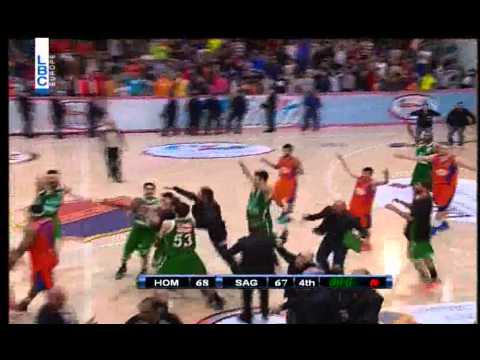 Pepsi Lebanese Basketball Championship 14/15 - Buzzer Beater -Desmond Penigar