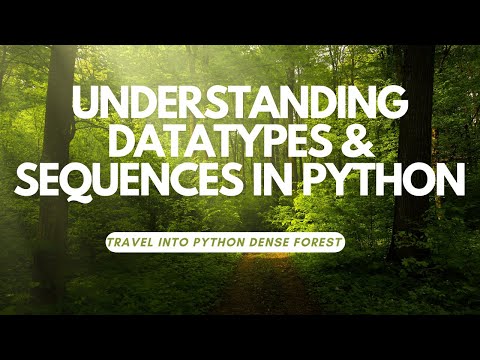Python Fundamentals Datatypes Sequences Explained