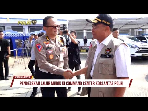 KUNJUNGAN COMMAND CENTER KORLANTAS POLRI