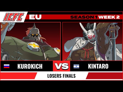 kurokich (Potemkin) vs Kintaro (Nagoriyuki) Loser's Finals - ICFC GGST EU: Season 1 Week 2