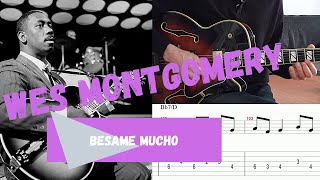 Wes Montgomery - Besame Mucho (Transcription with Tabs)