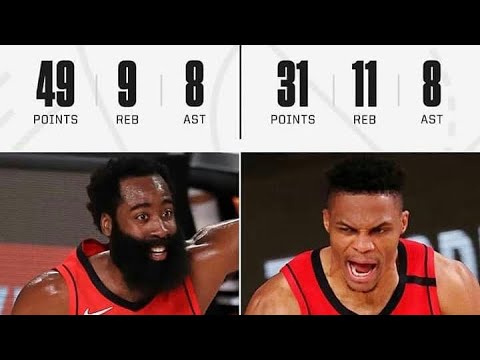 James Harden & Russell Westbrook highlights vs Dallas Mavericks