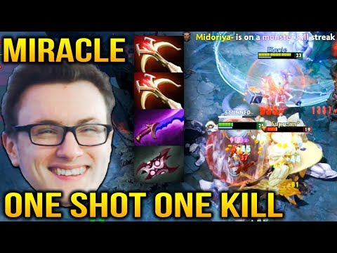 Miracle Kunkka with Attacker's One Shot One Kill Item Build Dota 2