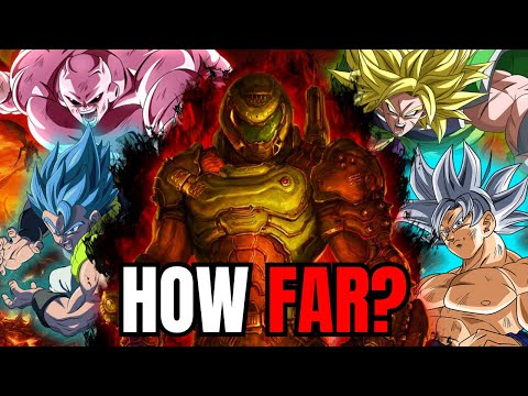 How Far Would DOOM SLAYER Get in Dragon Ball REALISTICALLY?