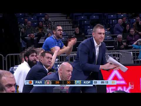 ABA Liga 2019/20 highlights, Round 13: Partizan NIS - Koper Primorska (29.12.2019)