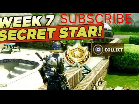 Secret Week 7 Battle star LOCATIONS! Fortnite Season 5 Hidden Free Tier (Road trip Challenges)