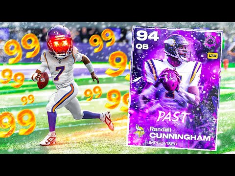 Randall Cunningham is the first 99 SPEED QB..