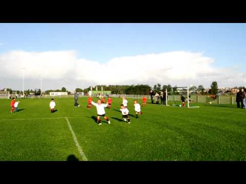 9- Doelpunt 1 voor AFC IJBurg F9 tegen De Meer F5 op 25-09-2010