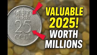 Valuable 25 Cents Coin from the Netherlands You Shouldn’t Ignore – Worth Millions Now!