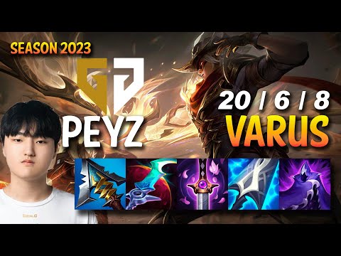 Gen Peyz VARUS vs CAITLYN ADC - KR Ranked