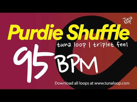 Purdie Shuffle 95 BPM | Half Time Shuffle Backing Track | Triplet Feel