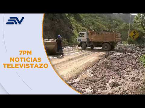 Deslaves mantiene aislados a habitantes de Atahualpa, El Oro | Televistazo | Ecuavisa