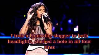 Aliyah Moulden - Before He Cheats (The Voice Performance) - Lyrics