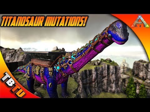 EPIC TITANOSAUR MUTATIONS WITH SYNTAC! ARK TITANOSAUR BREEDING MOD! Ark Survival Breeding Evolved