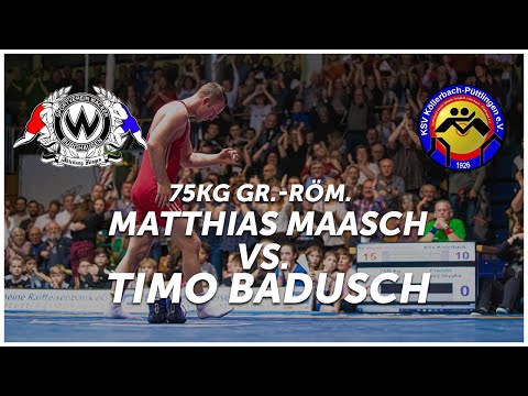 RINGEN - DMM FINALE (Rückkampf)  - 75kg GR - Matthias Maasch vs.Timo Badusch