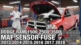 BAD MAF SENSOR? CHECK THIS FUSE! Dodge Ram (2013-2018)
