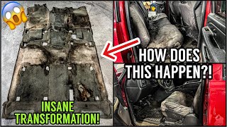 Can It Be Cleaned? Deep Cleaning The NASTIEST Truck Ever! | Satisfying Car Detailing Transformation!