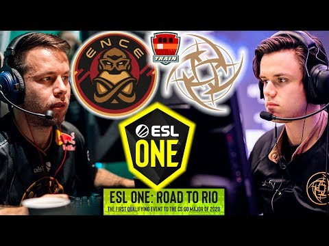 🇫🇮 ENCE vs 🇸🇪 NiP BEST MOMENTS - Train - ESL One: Road to Rio 2020