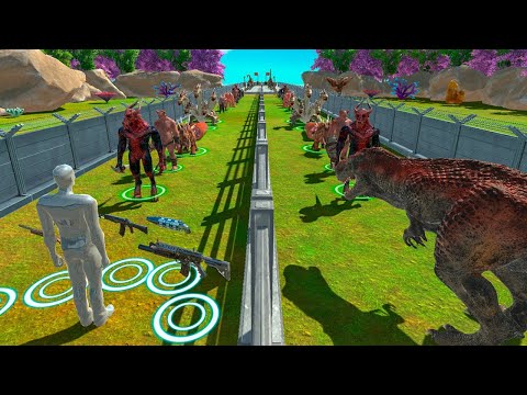 🔥FPS AVATAR vs T-RES WHO is FASTER and STRONGER - Animal Revolt Battle Simulator