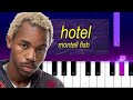 Montell Fish - Hotel  (Piano tutorial)