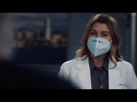 Greys Anatomy 17x17 Meredith and Hayes talk about her surviving COVID-19