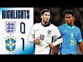 England vs Brazil 0-1 Highlights & All Goals Inglaterra x Brasil 0-1 Melhores Momentos & Gols 2024