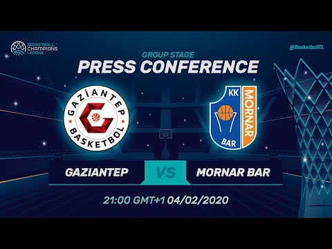 Gaziantep v Mornar Bar - Press Conference - Basketball Champions League 2019-20