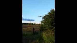 Easy Jet landing at Aldergrove.