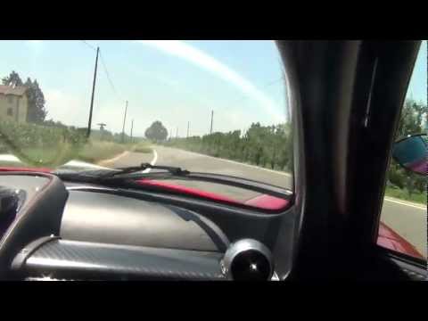Pagani Huayra going nuts in italy - don't try this at home!
