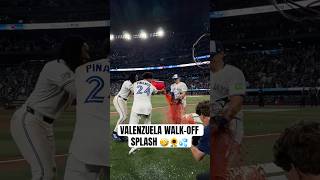 The guys made Brandon Valenzuela look like a watermelon ???????? #MLB #Toronto #BlueJays #Walkoff