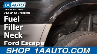 How to Replace Fuel Tank Filler Neck 01-03 Ford Escape