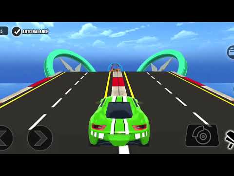 Impossible Stunt Car Tracks 3D:Blue Car Driving Stunts