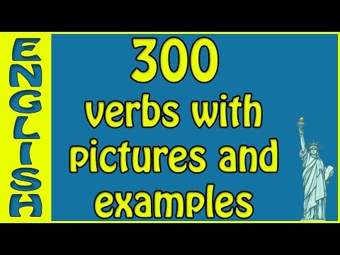 300 English verbs with examples and pictures 📷🇺🇸 - verbs with sentences -  الأفعال الإنجليزية