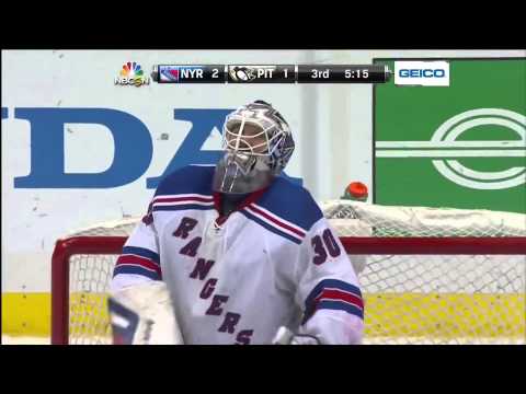 Lundqvist Absolutely Stones the Penguins In Game 7 5/13/2014