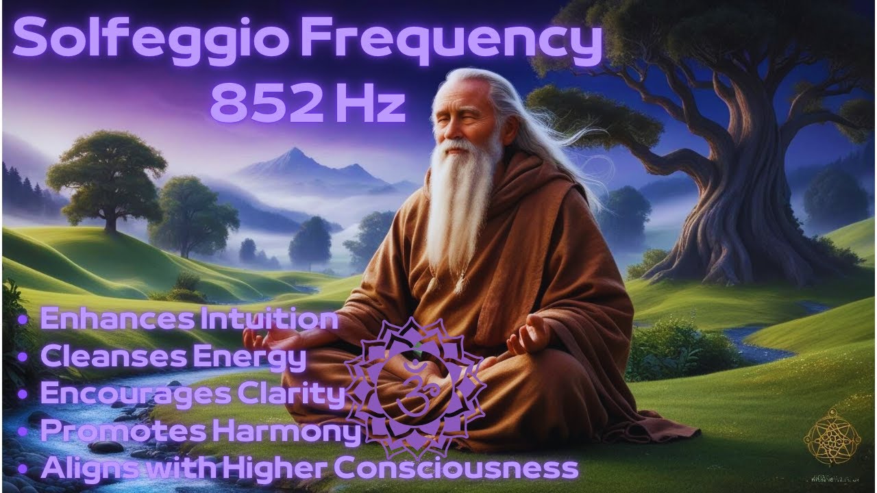852 Hz Solfeggio Frequency - Use the power of the Third Eye Chakra #meditation #relaxingmusic