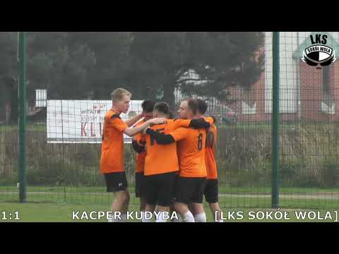 KLASA A: SOKÓŁ WOLA - Fortuna Wyry 1:1 [Bramki]