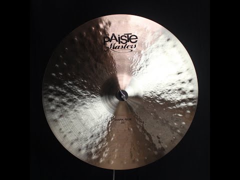 Paiste 22" Masters Dark Ride - 2629g (video demo) image 2