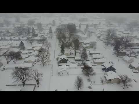 Erie, PA Snowstorm 1/17/22 - Drone Footage