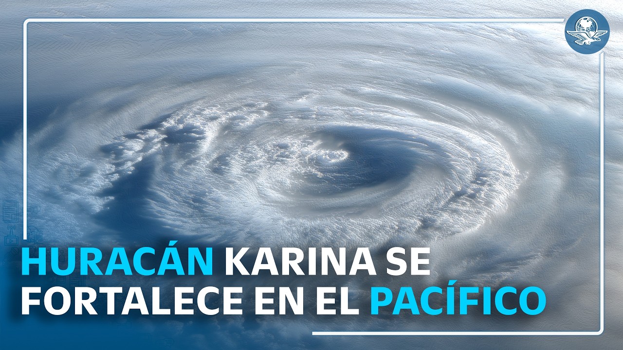 Karina se convierte en huracán y podría alcanzar mayor categoría en el Pacífico