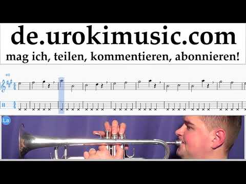 Trompete Lernen The Pink Panther - Theme Song Tabulatur Teil#1 Übungen um-i995
