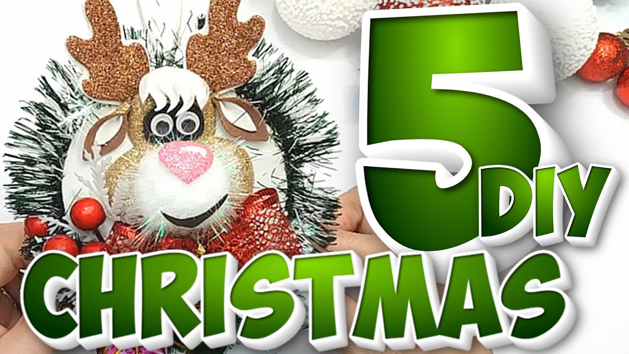 Top 5 DIY Christmas Crafts 🎅 Simple & Stunning Holiday Ideas!🎅Christmas Decorations Ideas at Home