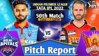 IPL2022 Match 50 - DC vs SRH Today Pitch Report || Brabourne Stadium Mumbai Pitch Report || Dream11