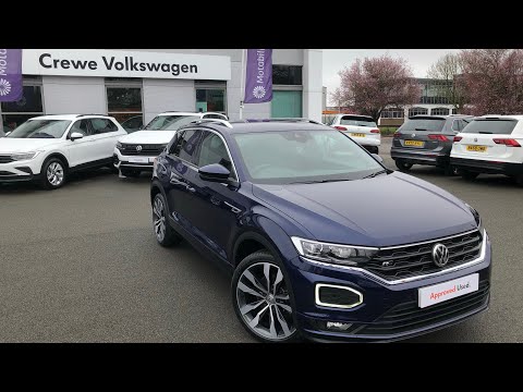 Approved Used Volkswagen T-Roc R-Line 1.6TDI in Atlantic Blue - KP69JXZ