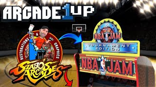 Arcade1Up NBA Jam Topper & Control Panel Filler by Szabos Arcades!